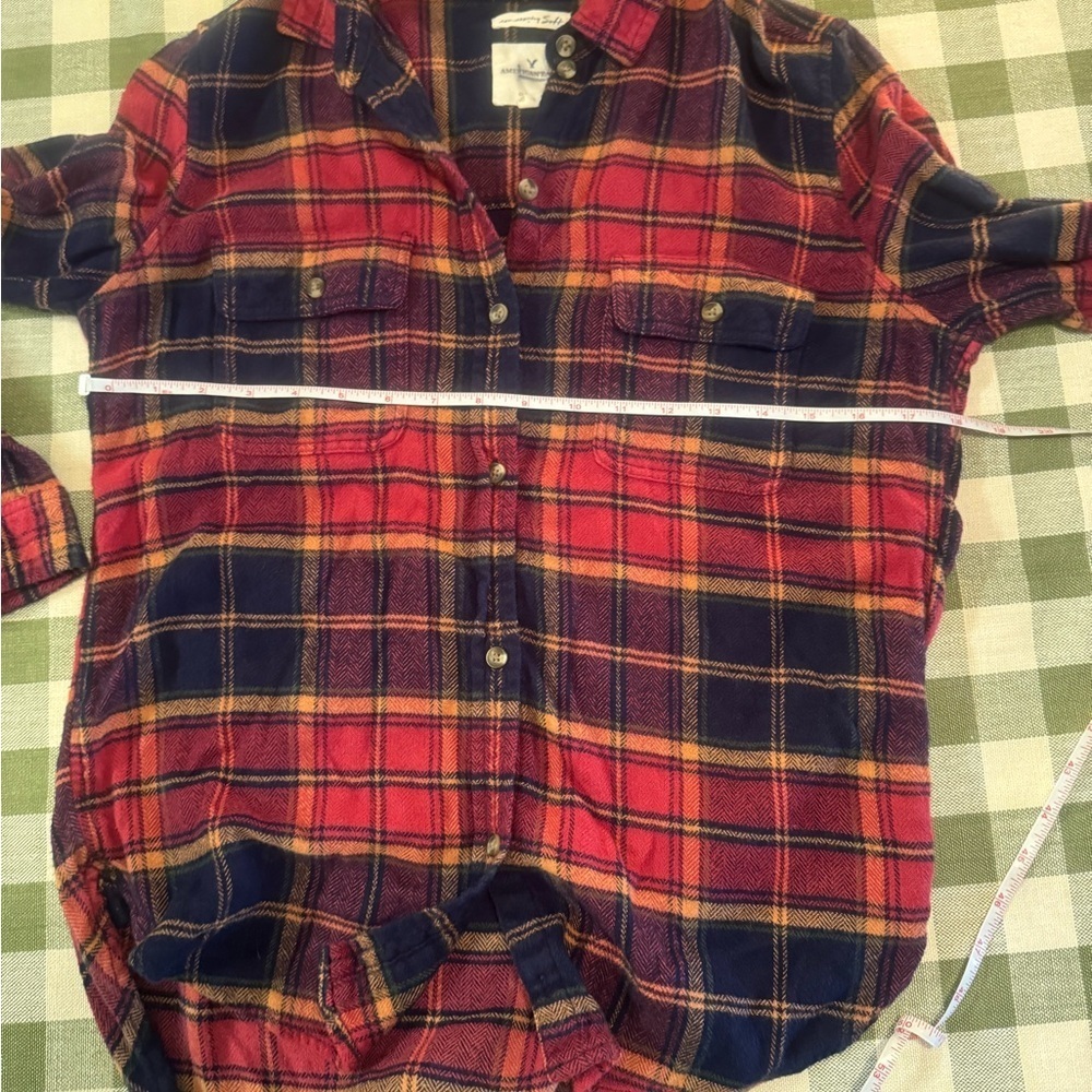 American Eagle Outfitters Women’s Buttondown Soft Flannel - Picture 8 of 10